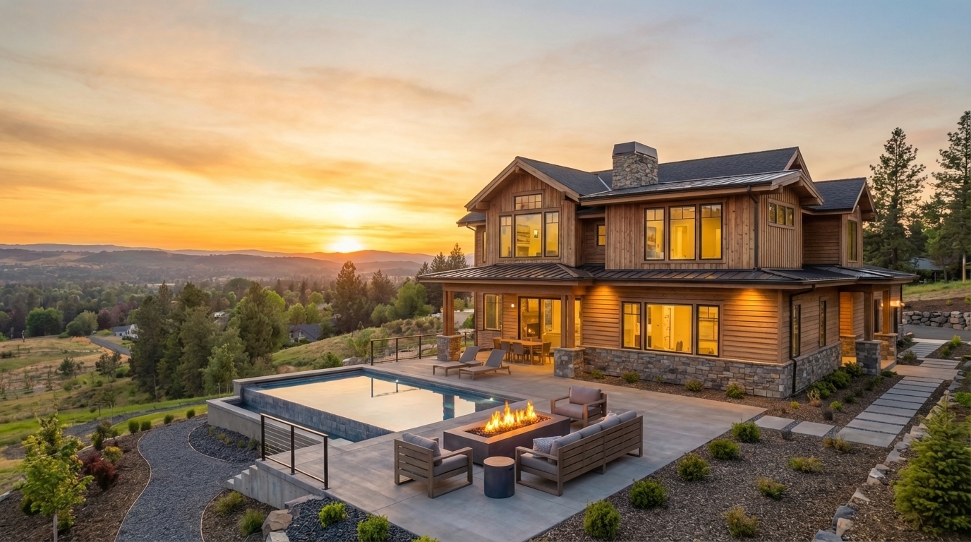 Mathis Custom Home Front View